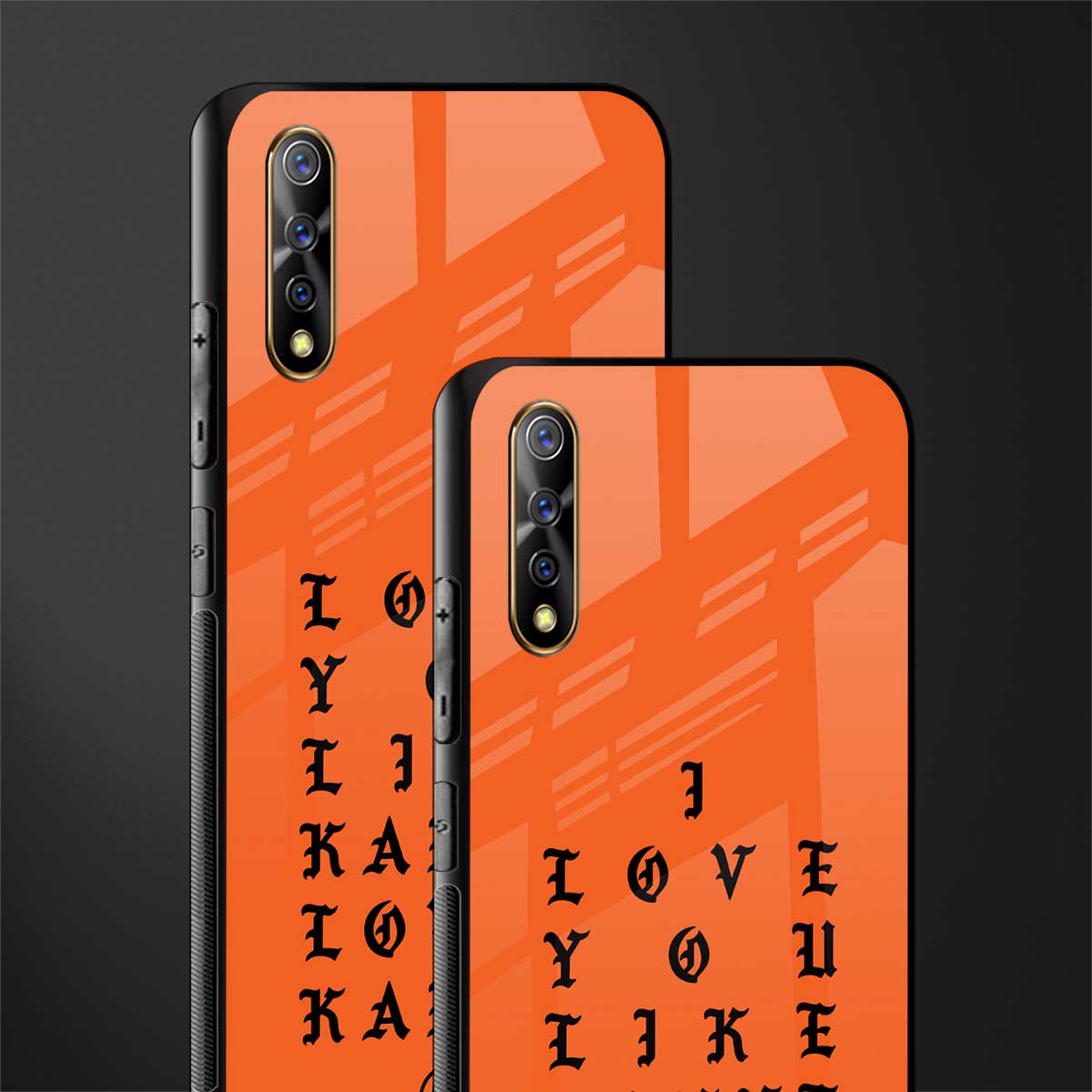 love like kanye glass case for vivo z1x image-2