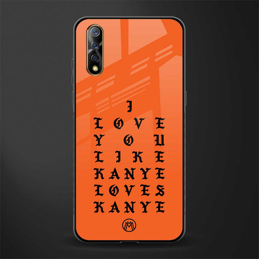 love like kanye glass case for vivo s1 image