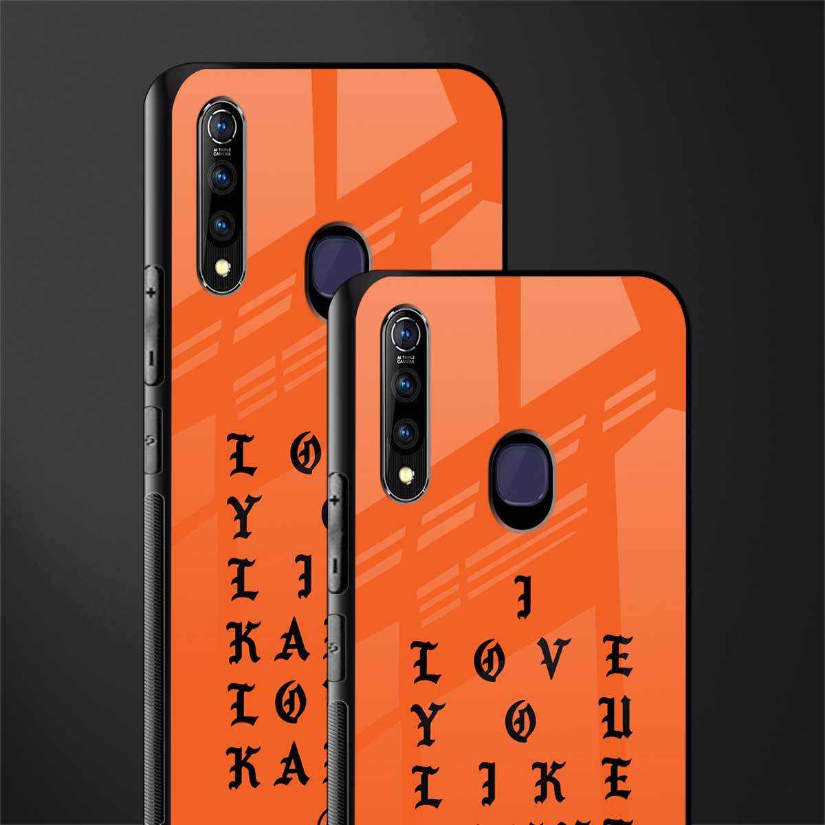 love like kanye glass case for vivo z1 pro image-2