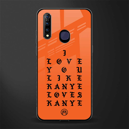 love like kanye glass case for vivo z1 pro image