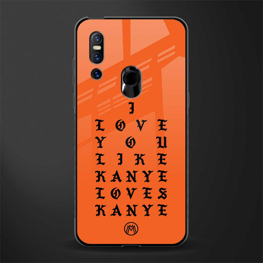 love like kanye glass case for vivo v15 image