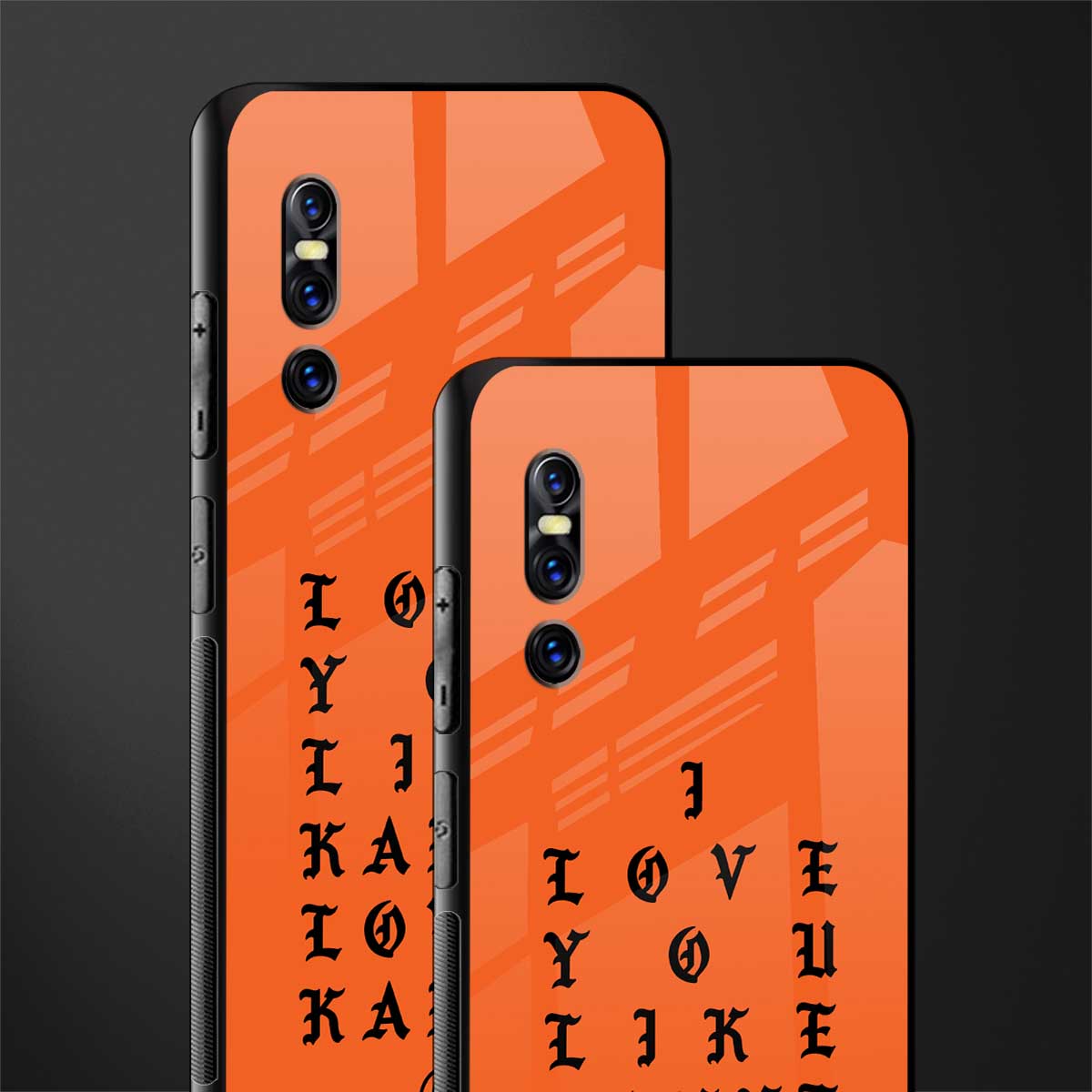 love like kanye glass case for vivo v15 pro image-2