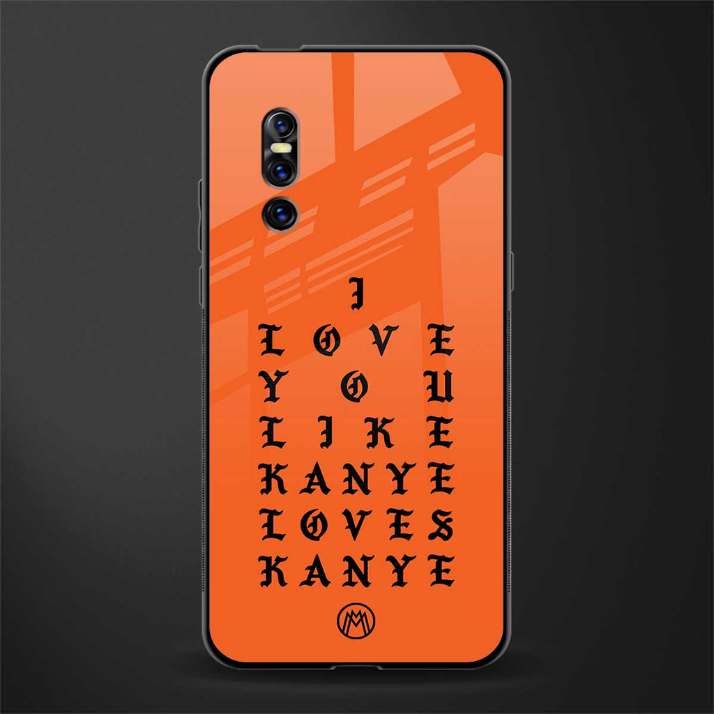 love like kanye glass case for vivo v15 pro image