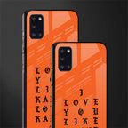 love like kanye glass case for samsung galaxy a31 image-2