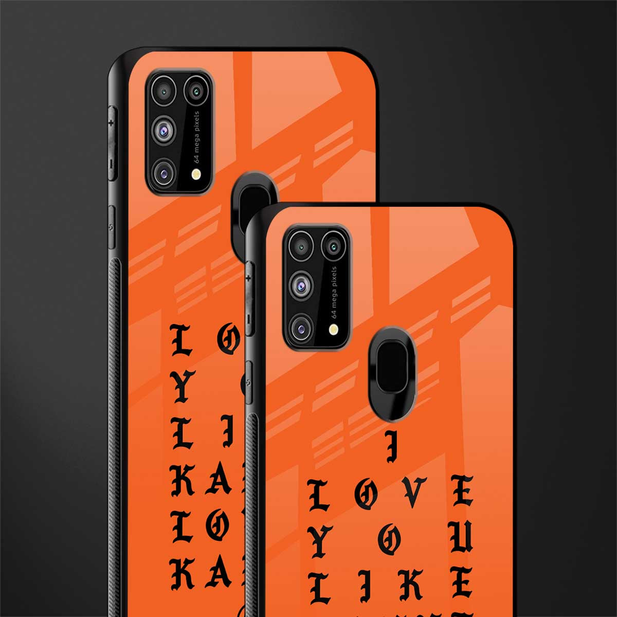 love like kanye glass case for samsung galaxy m31 image-2