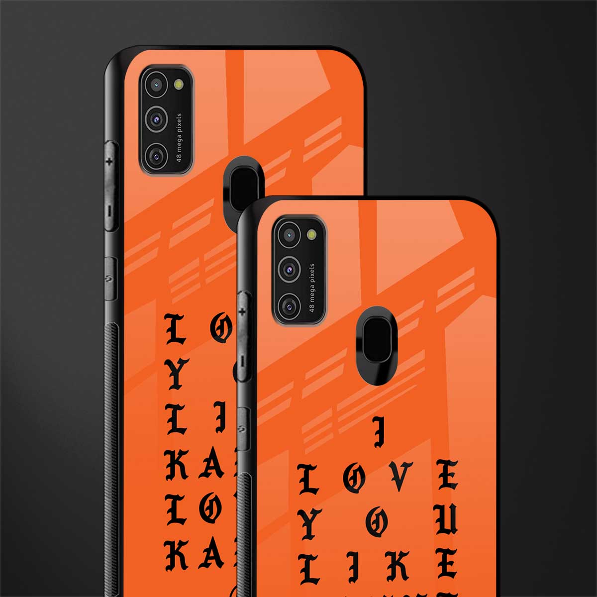 love like kanye glass case for samsung galaxy m21 image-2