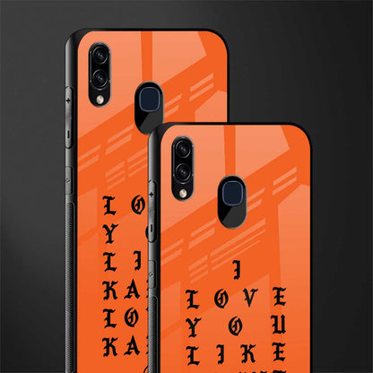 love like kanye glass case for samsung galaxy a20 image-2