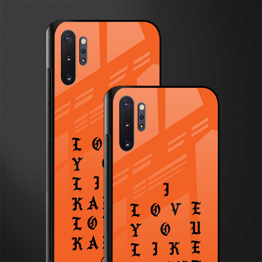love like kanye glass case for samsung galaxy note 10 plus image-2