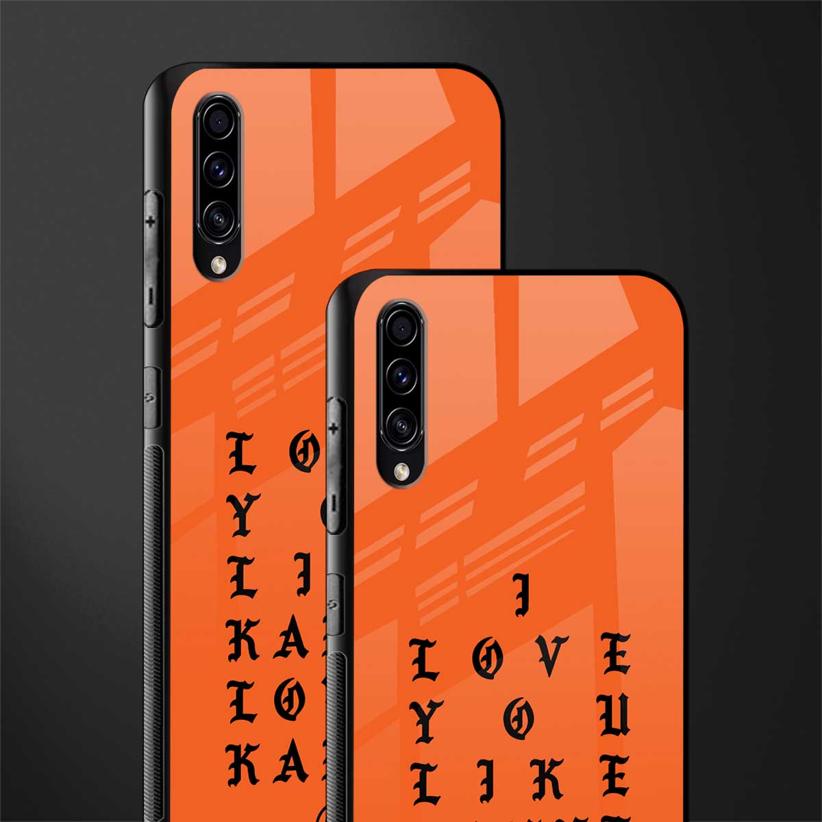 love like kanye glass case for samsung galaxy a70 image-2