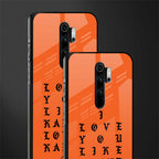 love like kanye glass case for redmi note 8 pro image-2