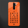 love like kanye glass case for redmi note 8 pro image