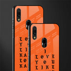 love like kanye glass case for redmi note 7s image-2