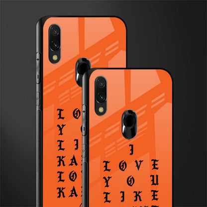 love like kanye glass case for redmi 7redmi y3 image-2