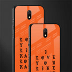 love like kanye glass case for redmi 8a image-2