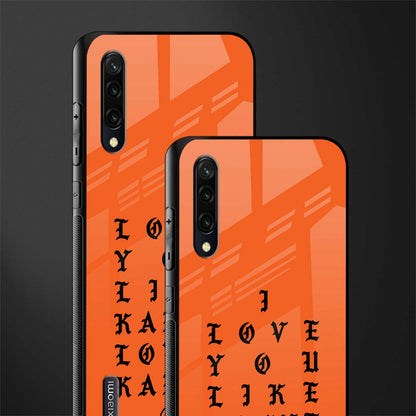 love like kanye glass case for mi a3 redmi a3 image-2