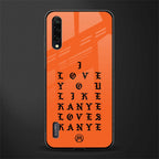 love like kanye glass case for mi a3 redmi a3 image