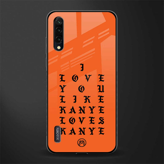 love like kanye glass case for mi a3 redmi a3 image