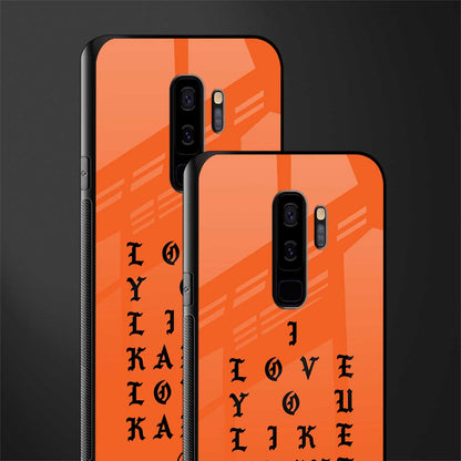 love like kanye glass case for samsung galaxy s9 plus image-2