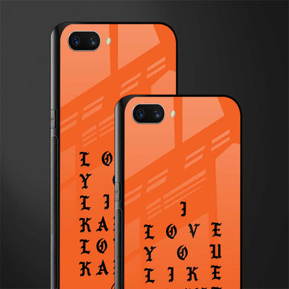 love like kanye glass case for realme c1 image-2