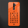 love like kanye glass case for oppo a5 2020 image