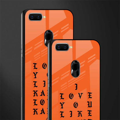 love like kanye glass case for realme 2 pro image-2