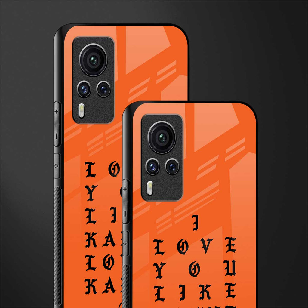 love like kanye glass case for vivo x60 pro image-2