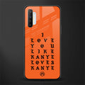 love like kanye glass case for realme xt image