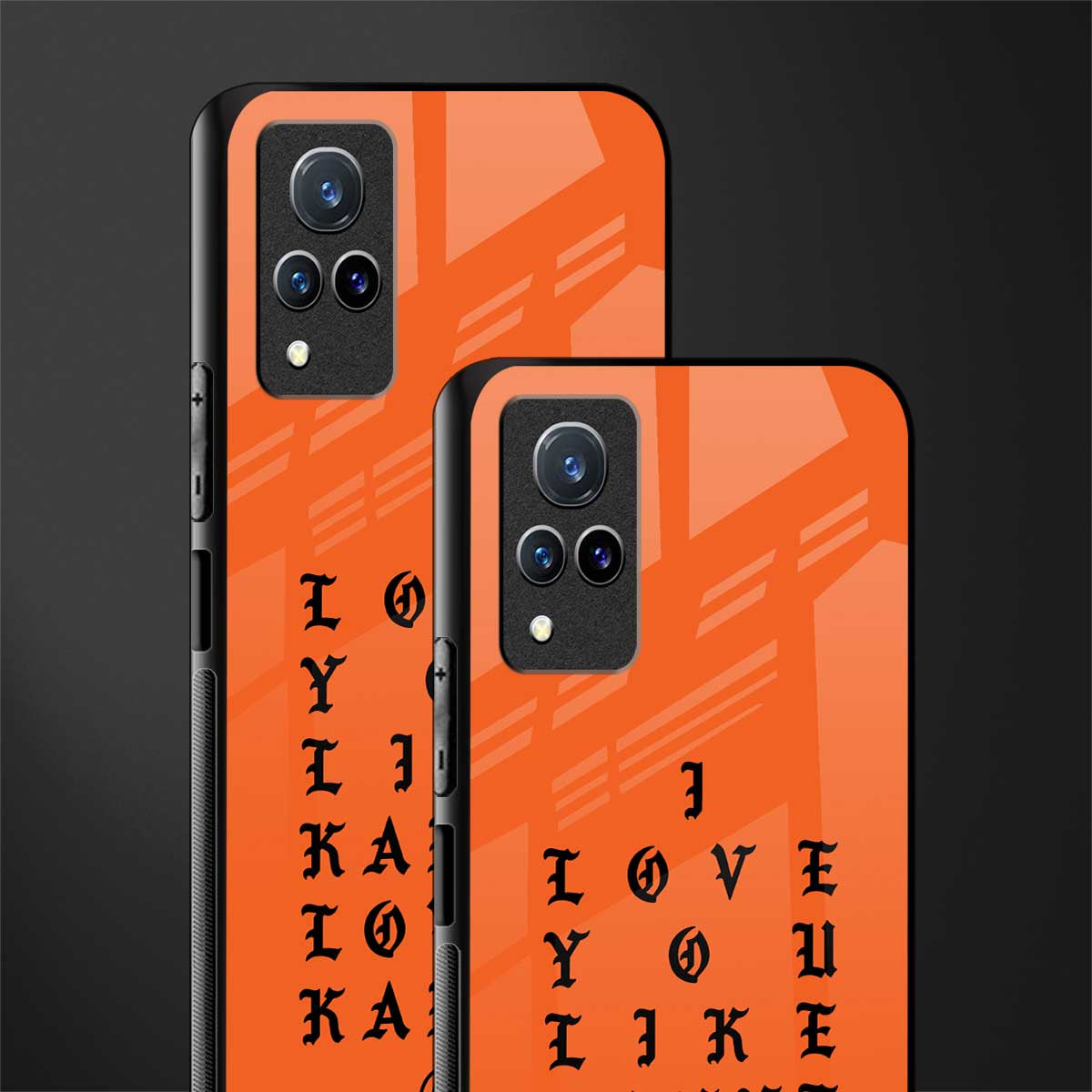 love like kanye glass case for vivo v21 5g image-2