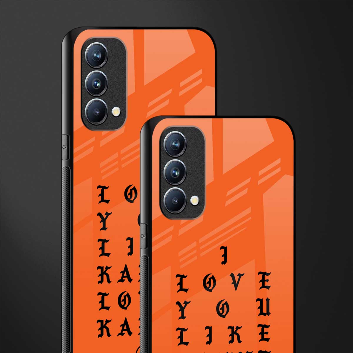 love like kanye glass case for oppo f19s image-2
