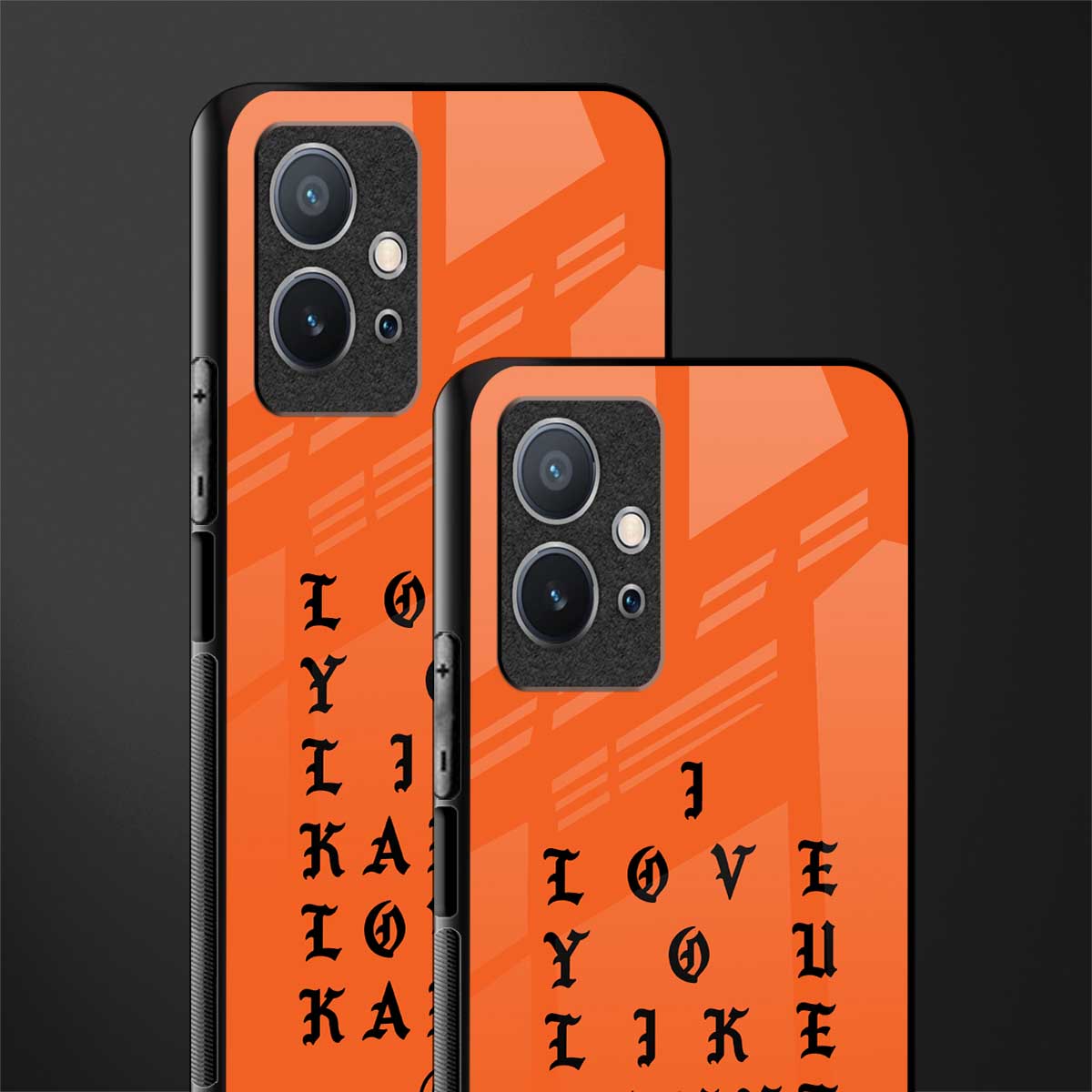 love like kanye glass case for vivo t1 5g image-2