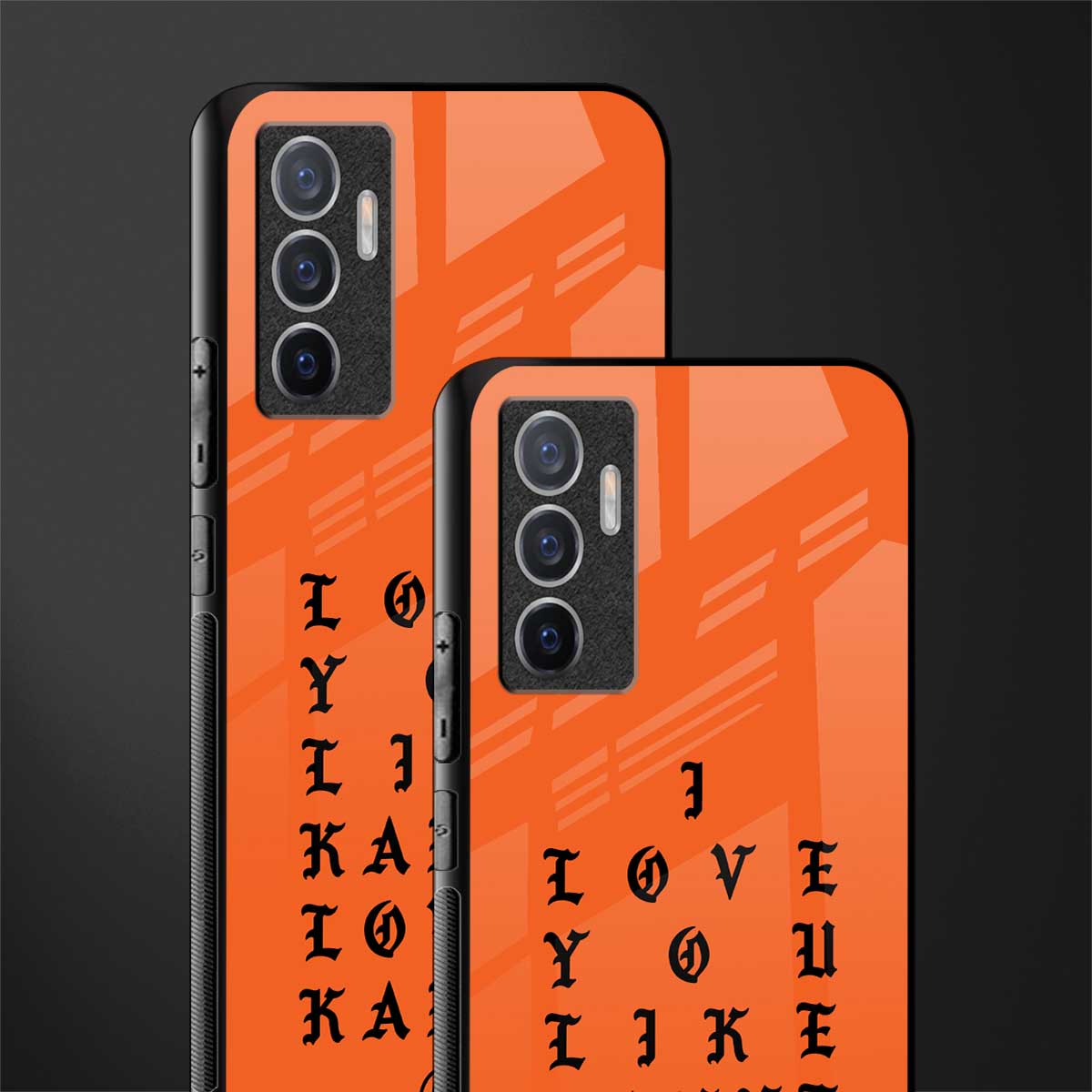 love like kanye glass case for vivo v23e image-2