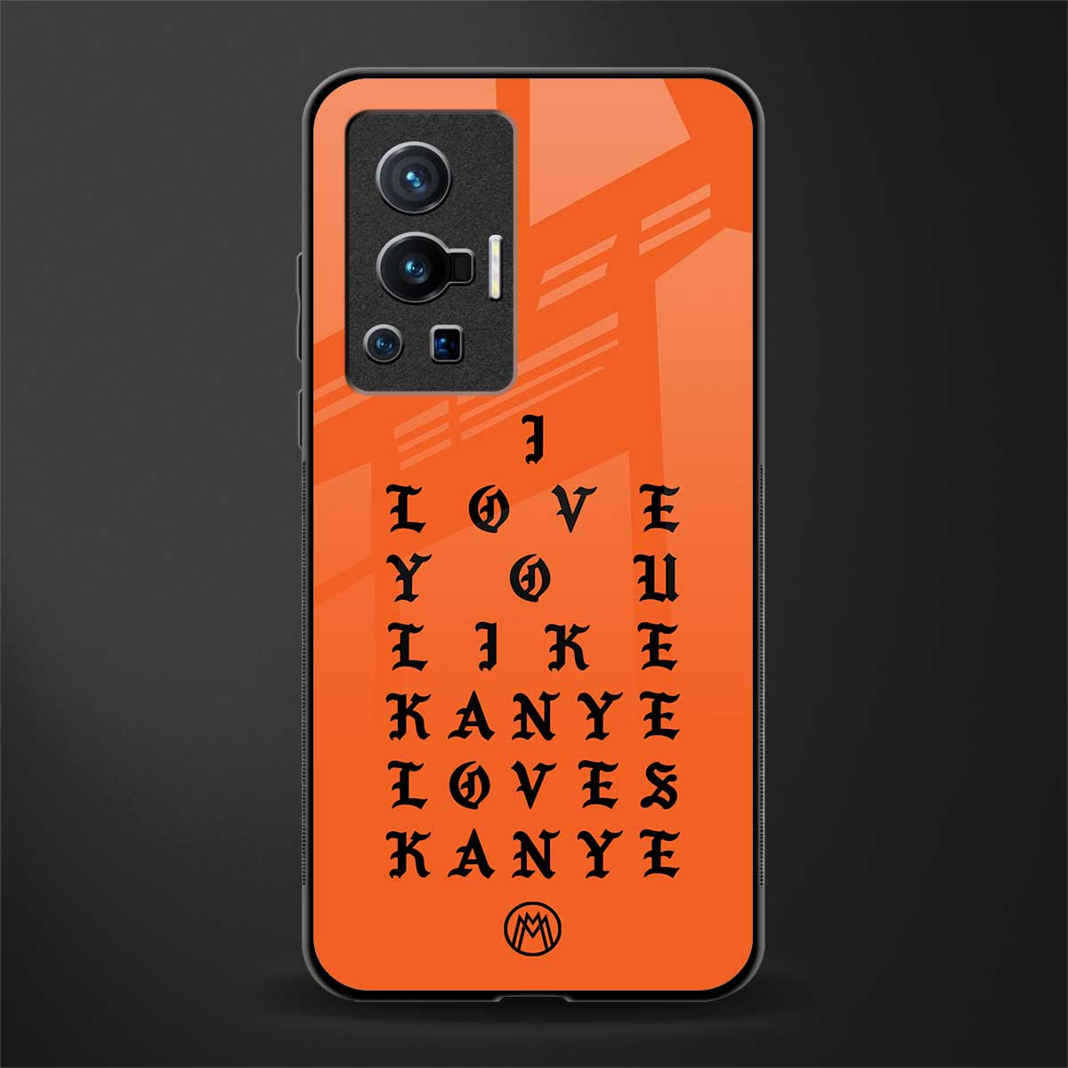 love like kanye glass case for vivo x70 pro image