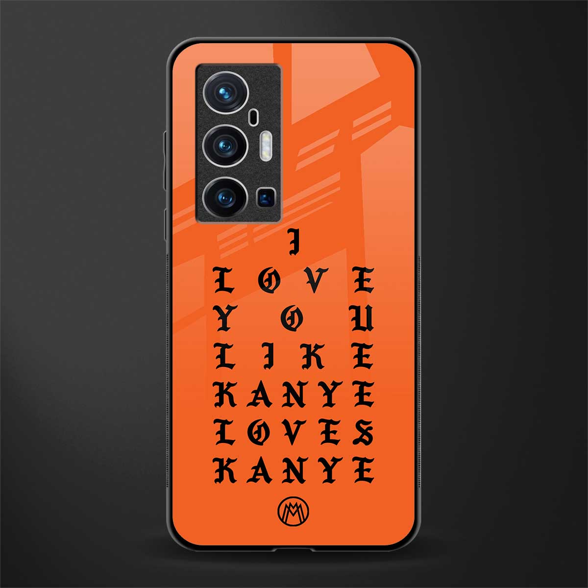 love like kanye glass case for vivo x70 pro plus image