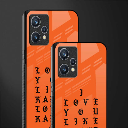 love like kanye glass case for realme 9 4g image-2