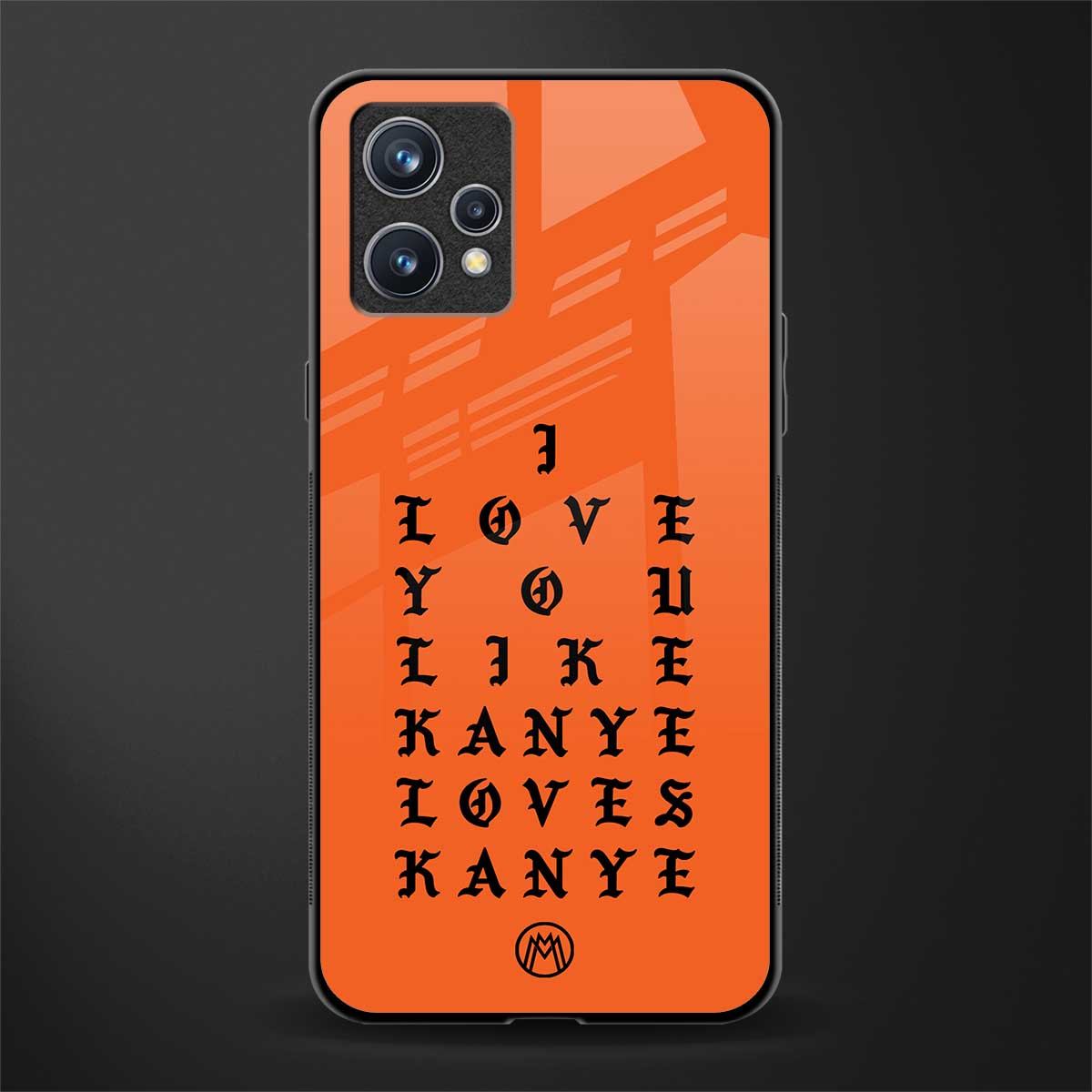 love like kanye glass case for realme 9 pro plus 5g image