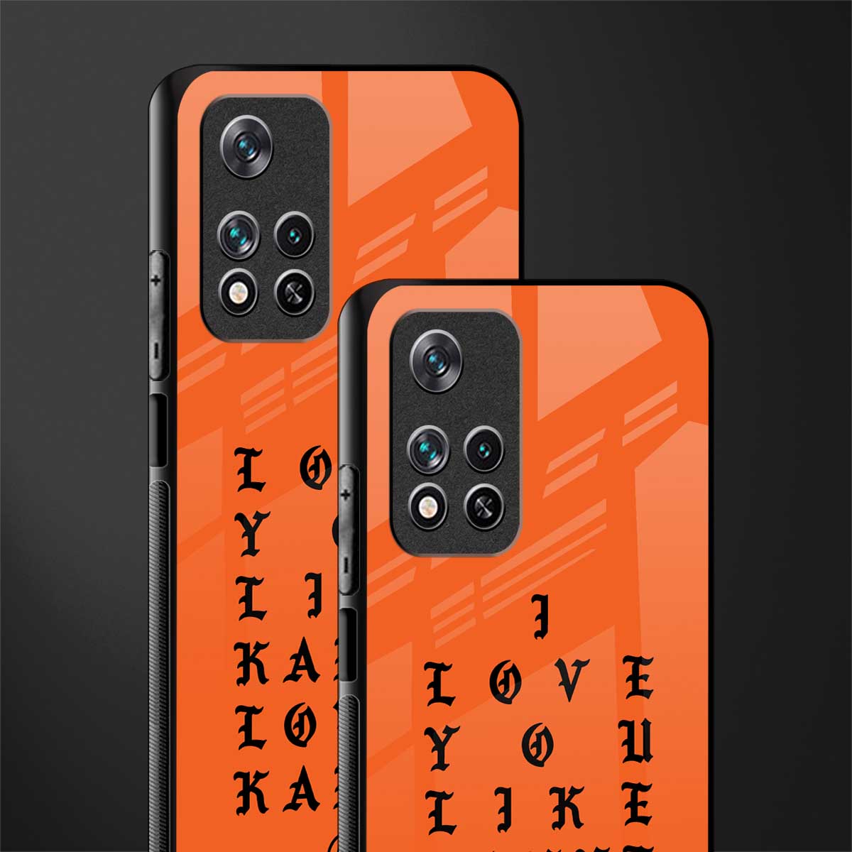 love like kanye glass case for poco m4 pro 5g image-2