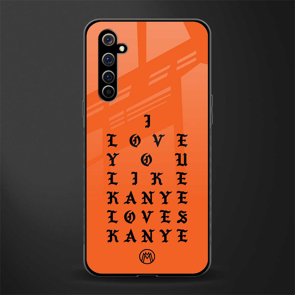 love like kanye glass case for realme x50 pro image