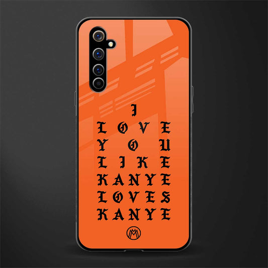 love like kanye glass case for realme x50 pro image