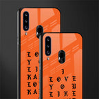 love like kanye glass case for samsung galaxy a20s image-2