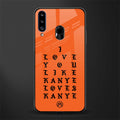 love like kanye glass case for samsung galaxy a20s image