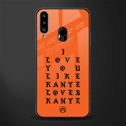 love like kanye glass case for samsung galaxy a20s image