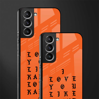 love like kanye glass case for samsung galaxy s21 image-2
