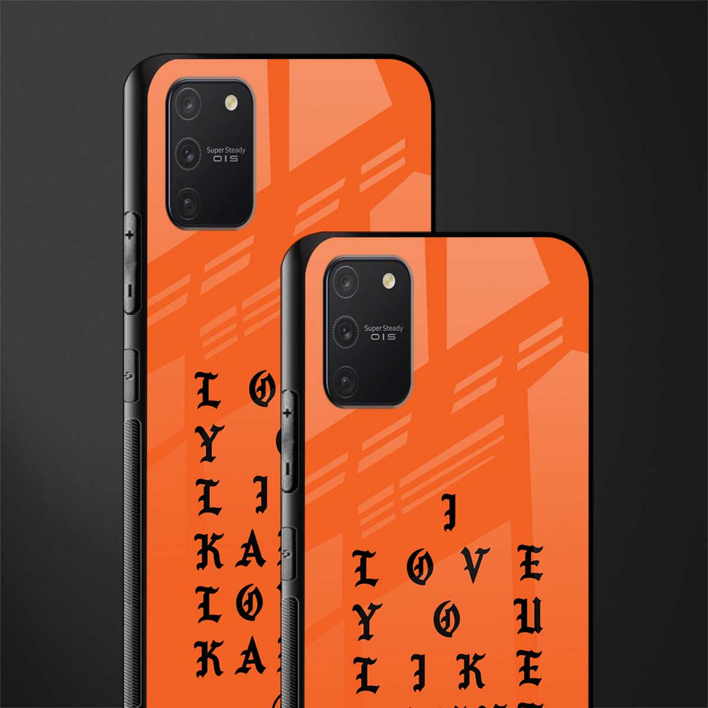 love like kanye glass case for samsung galaxy s10 lite image-2