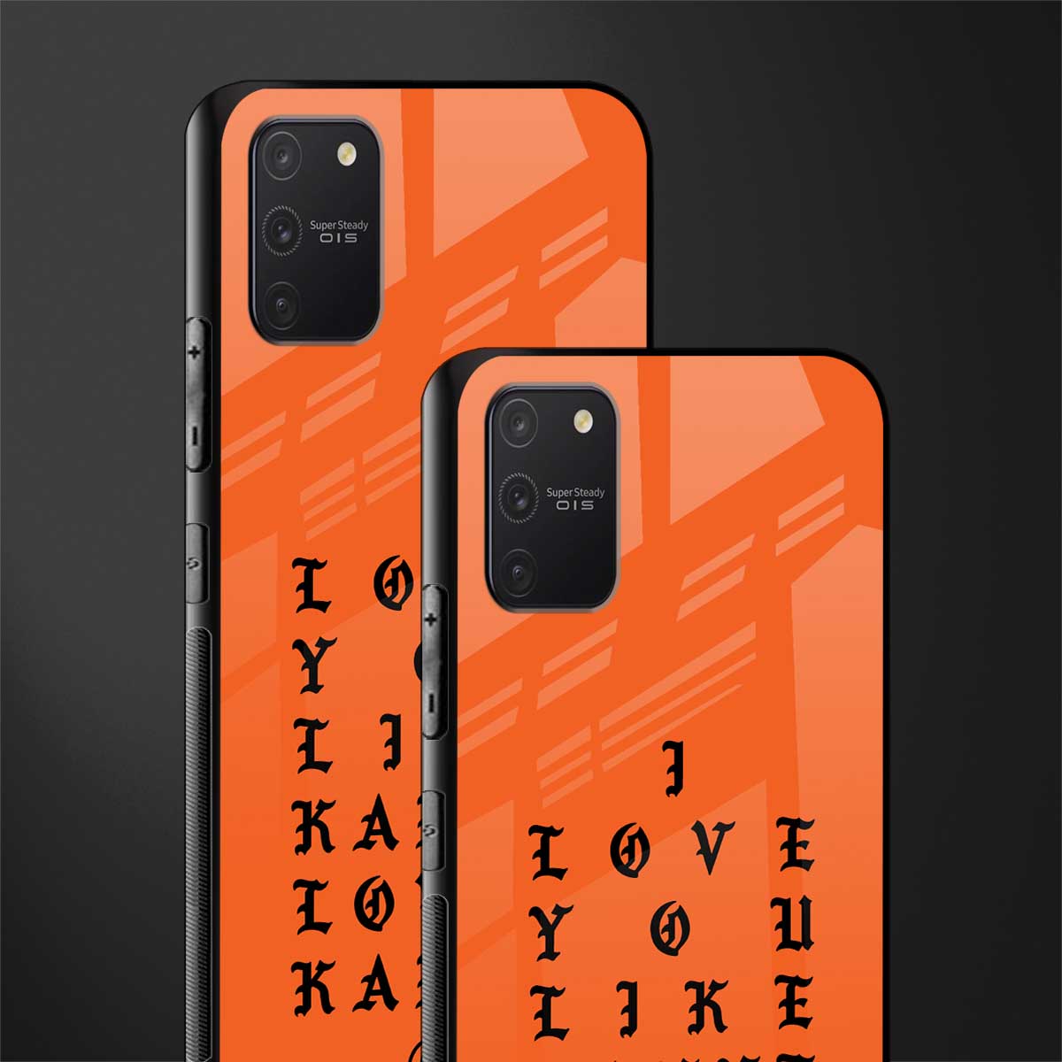 love like kanye glass case for samsung galaxy a91 image-2
