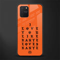 love like kanye glass case for samsung galaxy a91 image