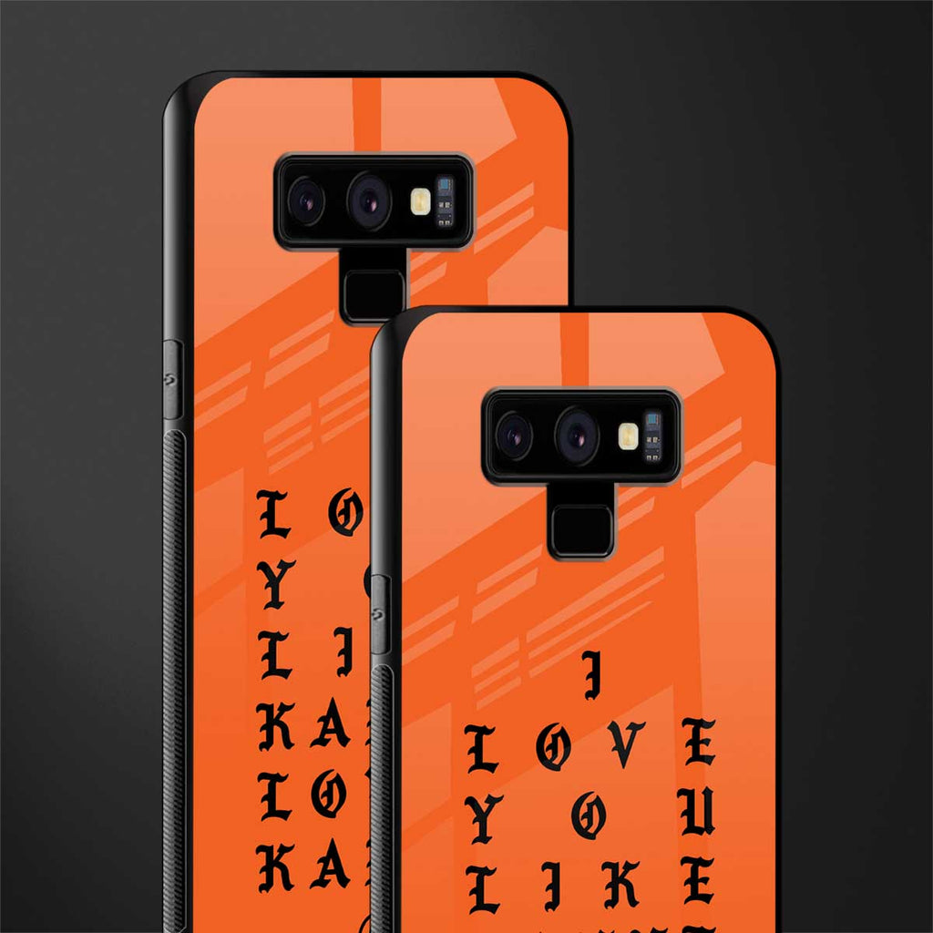 love like kanye glass case for samsung galaxy note 9 image-2
