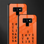 love like kanye glass case for samsung galaxy note 9 image-2