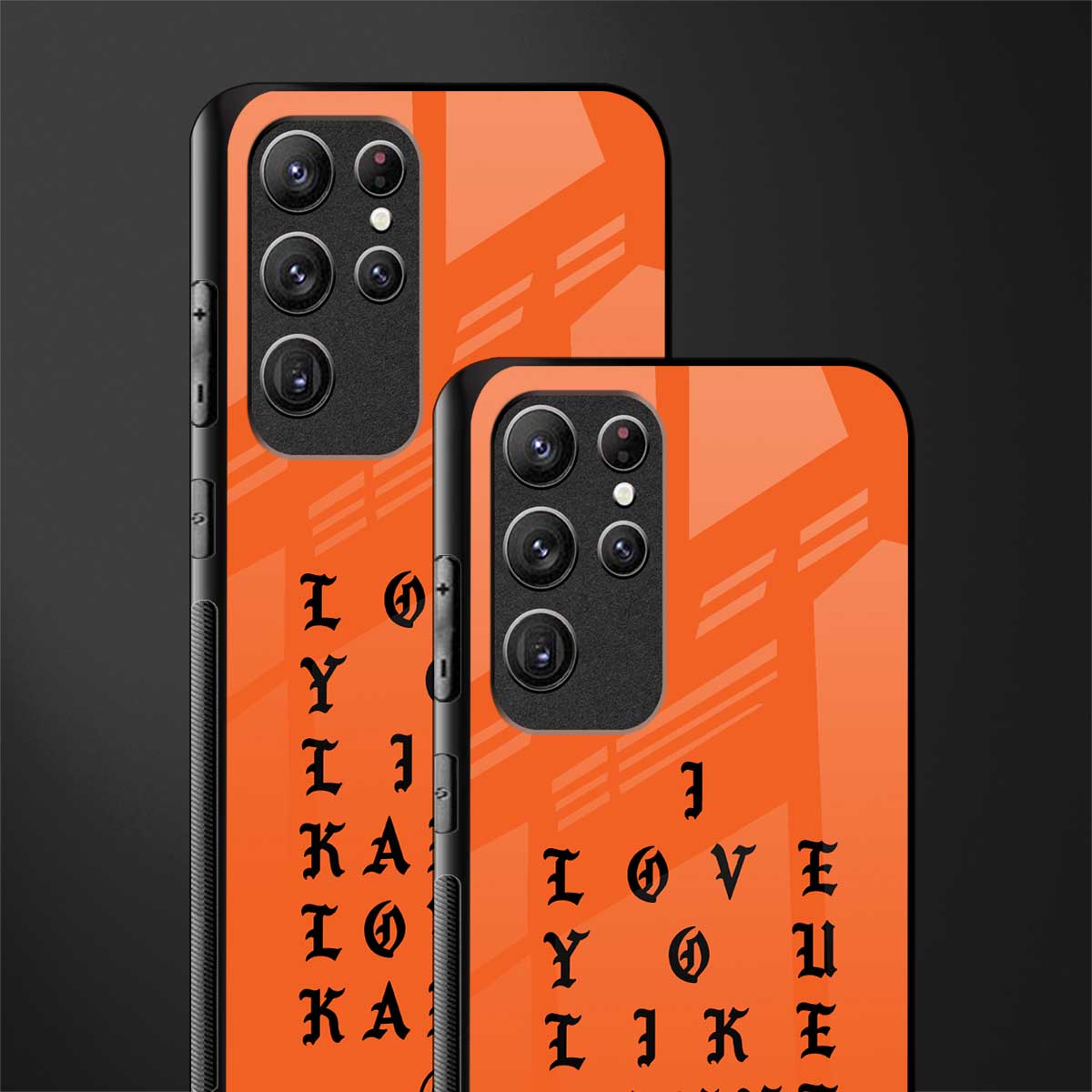 love like kanye glass case for samsung galaxy s22 ultra 5g image-2