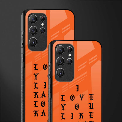 love like kanye glass case for samsung galaxy s22 ultra 5g image-2