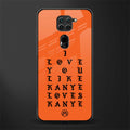 love like kanye glass case for redmi note 9 image
